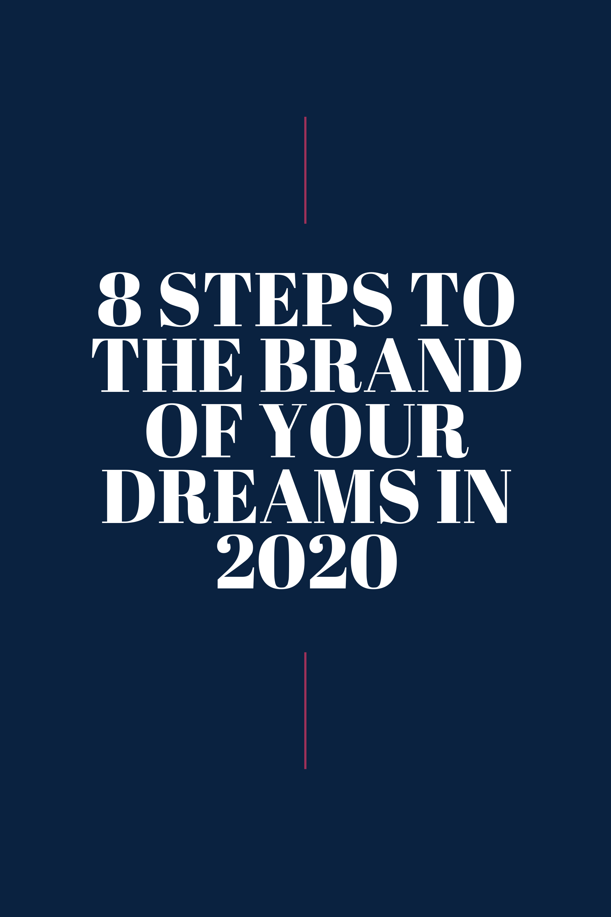 8 steps to the brand of your dreams